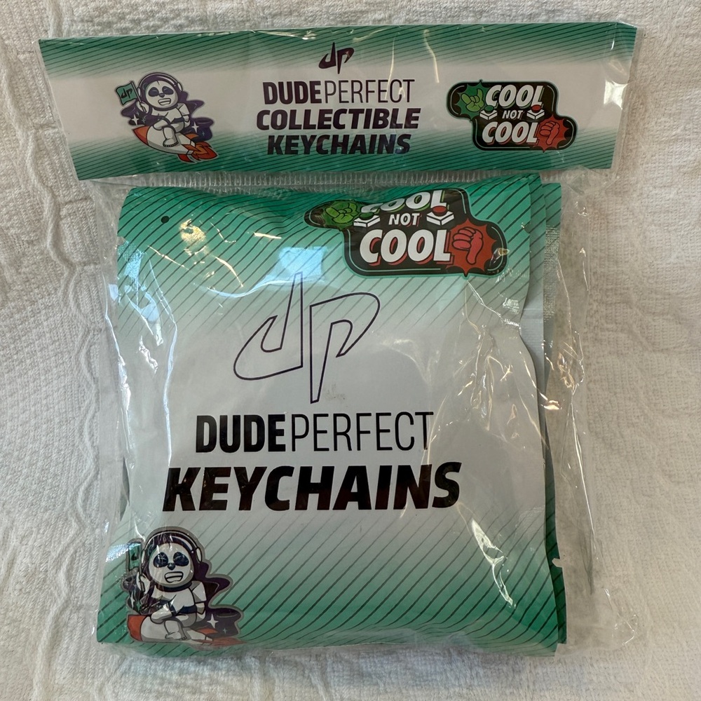 Lot of 5 Dude Perfect keychains unopened and new in original packaging